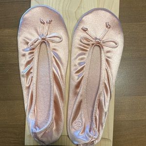 ISOTONER brand Satin Ballet-Style House Slippers
